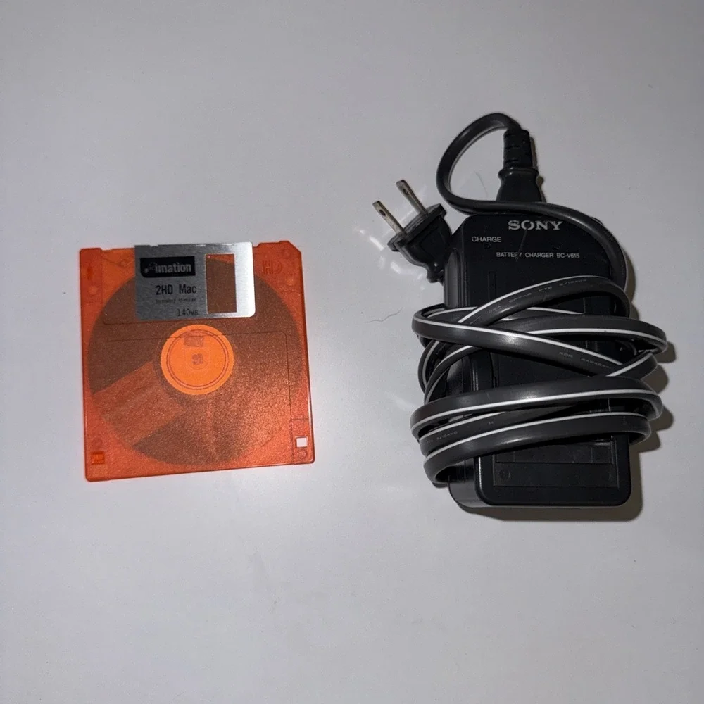Sony MVC-FD73 Mavica Digital Camera Tested w/ NP-F330 Battery Disk Strap TESTED